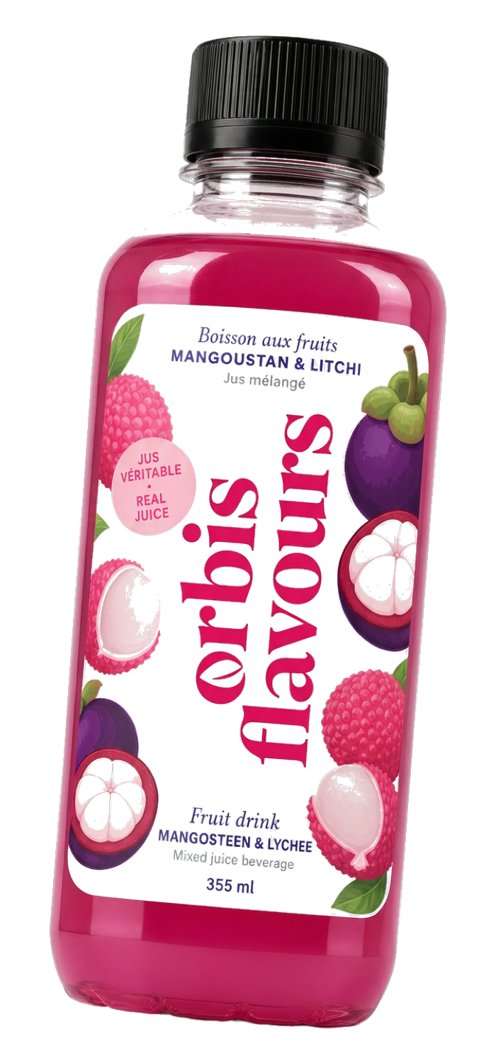 Bouteille Örbis Flavours Mangoustan & Litchi, 355 ml